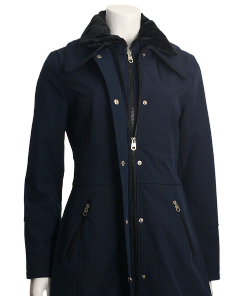 Jessica Simpson Soft Shell Coat, Navy