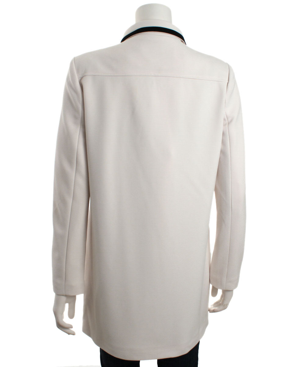 Lucy Paris Double Breasted Textured Trench Coat