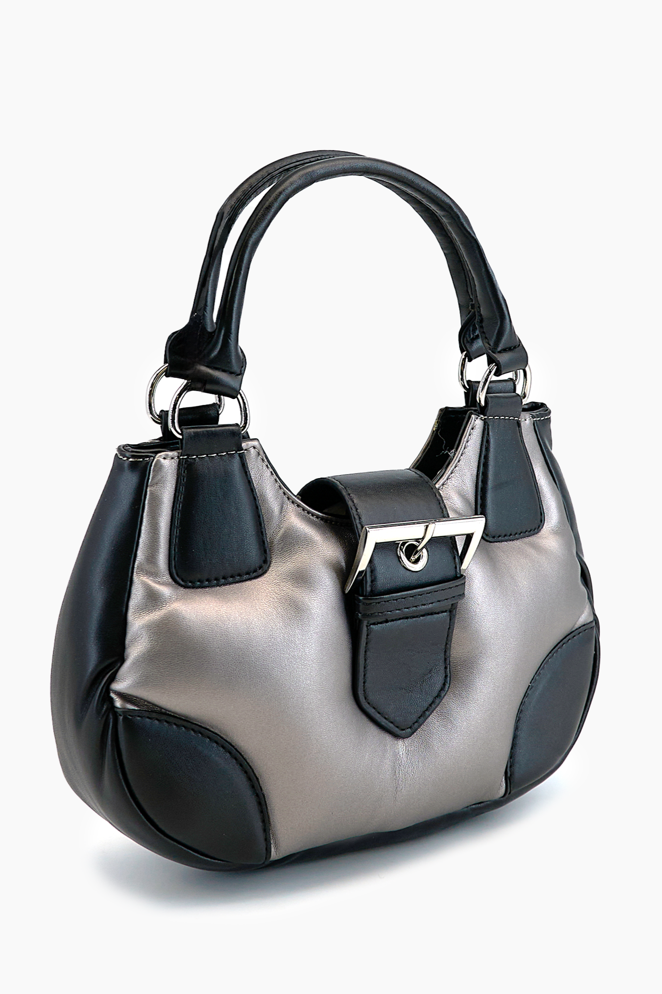 Artic Plush Y2K Top Handle Crossbody Bag
