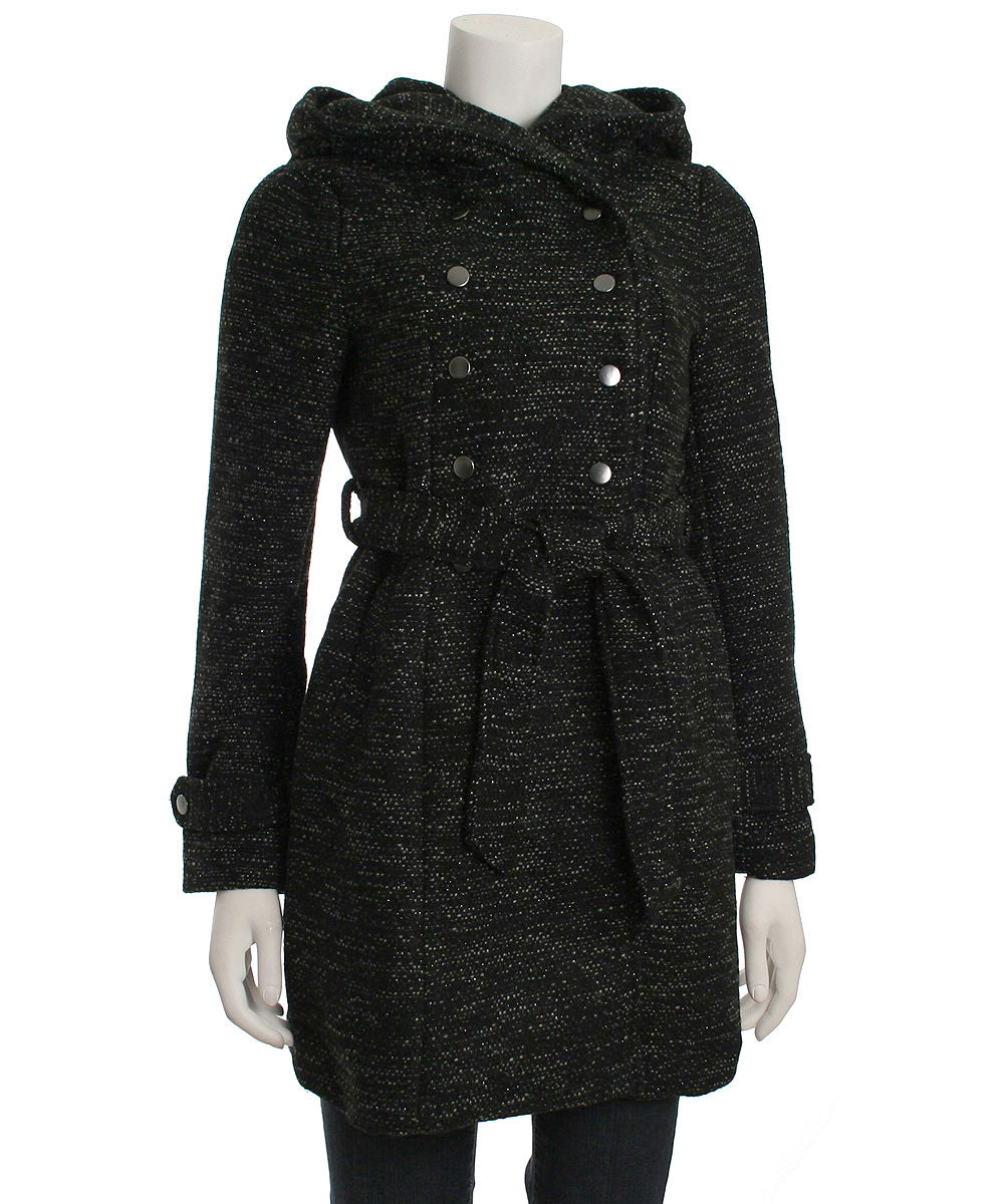 Coffeeshop Double Breasted Shawl Collar Wool Coat