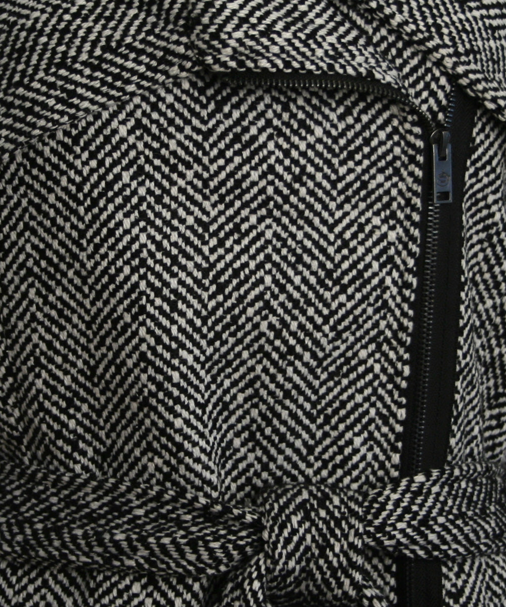 Mo-Ka Asymmetrical Shawl Collar Coat