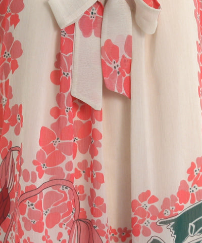 213 Industry Floral Print Dress, Pink