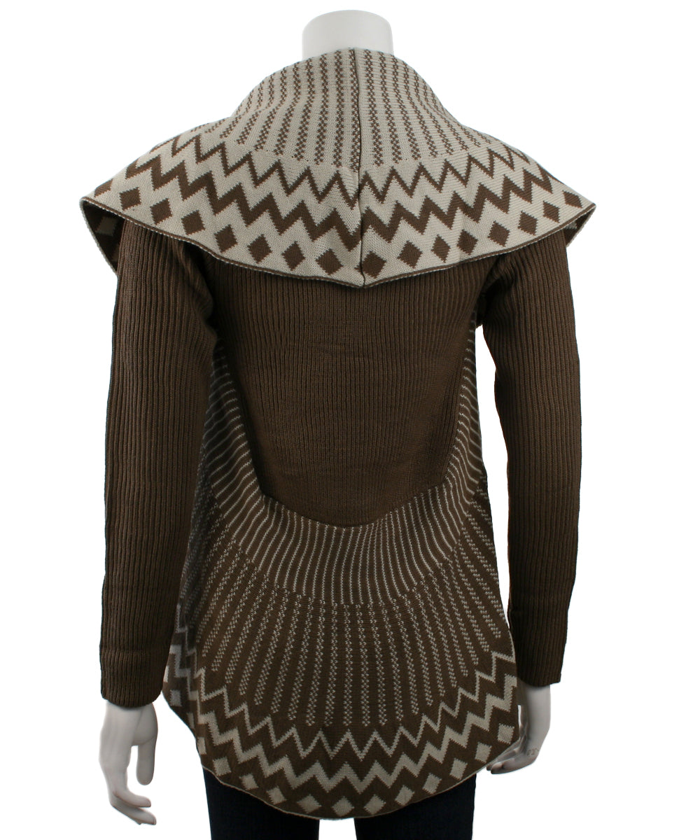 Ya Long Sleeve Ribbed Cardigan