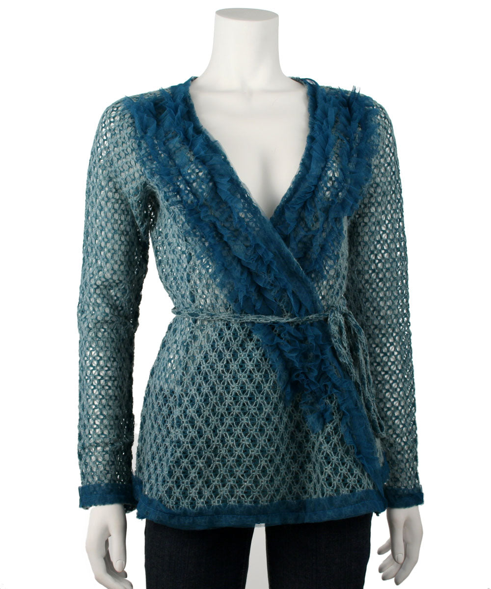 Ryu: Ruffle Trim Cardigan