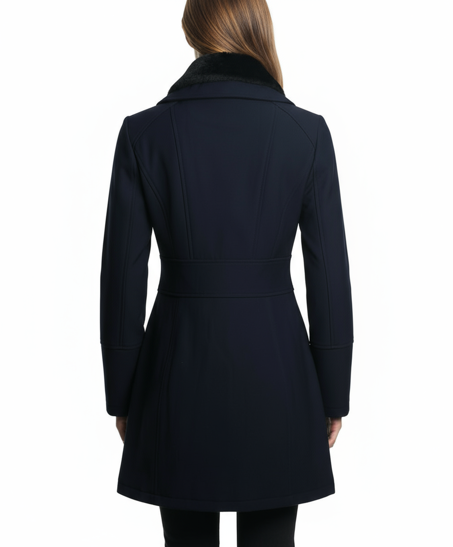 Jessica Simpson Soft Shell Coat, Navy