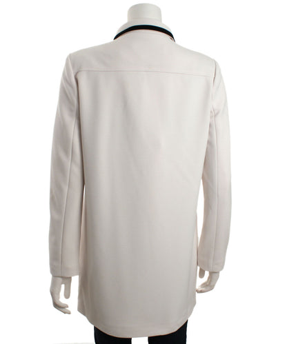 Lucy Paris Double Breasted Textured Trench Coat