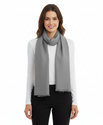 Love Quotes Rayon/Poly Blend Wrap/Scarf with Eyelash Fringe, Dapple