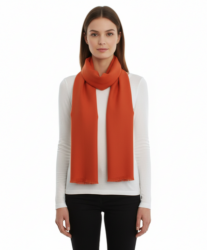 Love Quotes Rayon/Poly Blend Wrap/Scarf with Eyelash Fringe, Valencia