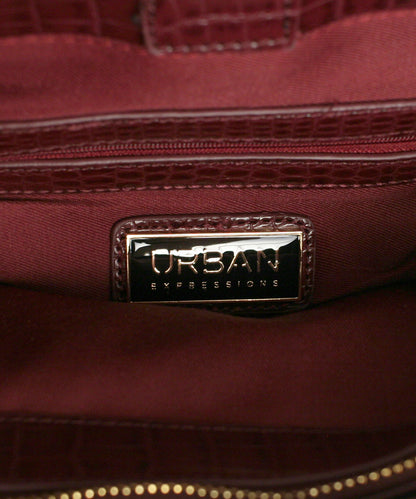 Urban Expressions Josephine Satchel (Burgundy)