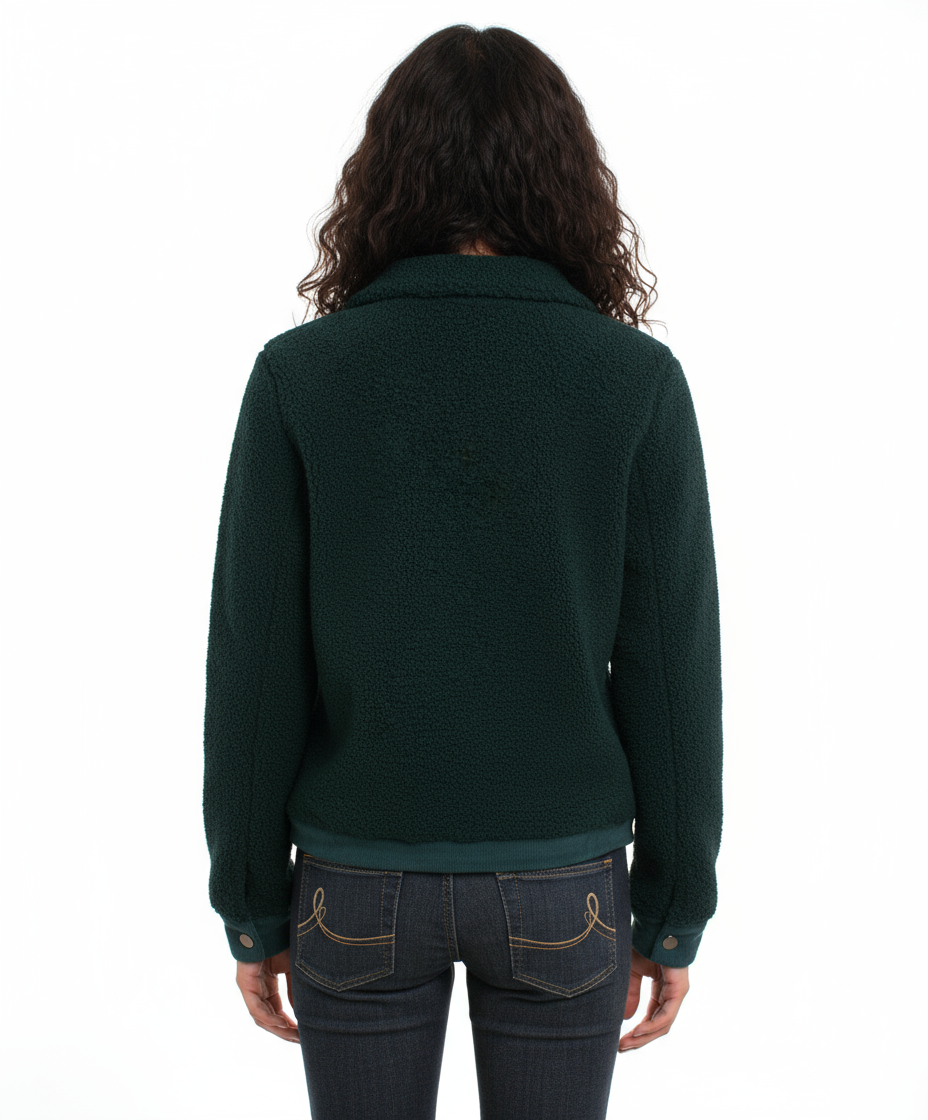 Skies Are Blue Faux Shearling Jacket