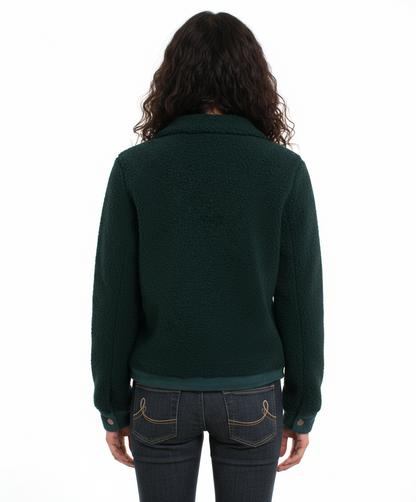 Skies Are Blue Faux Shearling Jacket