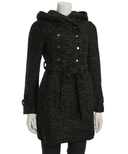 Coffeeshop Double Breasted Shawl Collar Wool Coat