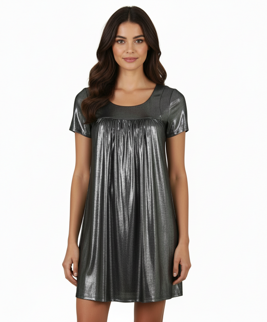 ABS by Allen Schwartz Metallic Dress