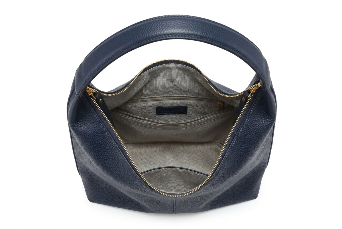 Tori Oversized Slouchy Hobo w/ Studded Tassels