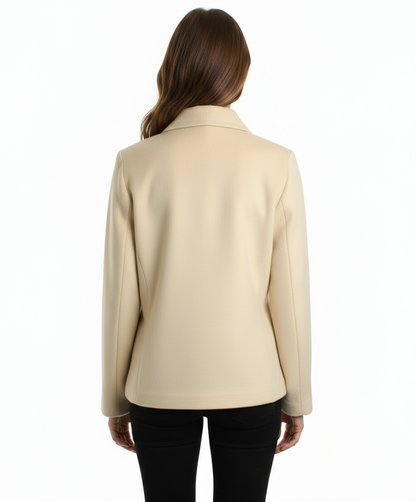 Tulle Hidden Placket Jacket