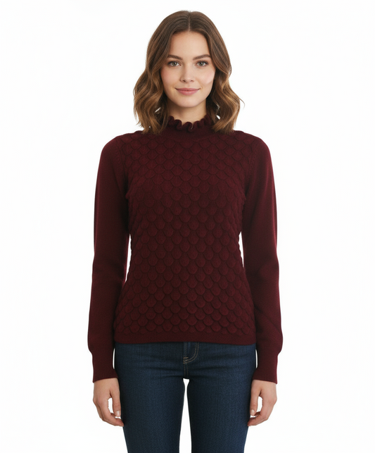 Lucy Paris Irene Bubble Knit Sweater