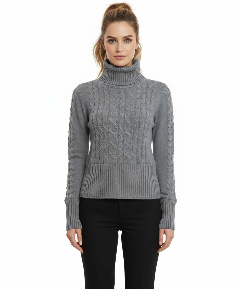Lucy Paris Shelly Knit Combo Sweater