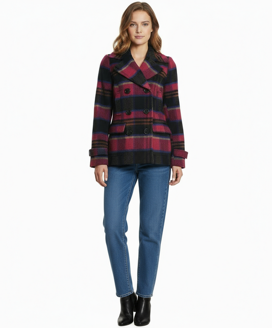 KUT from the Kloth Katherine Double Breasted Peacoat