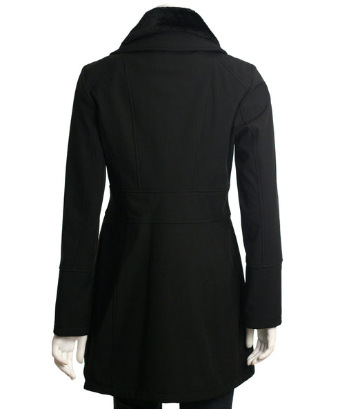 Jessica Simpson Soft Shell Coat, Black