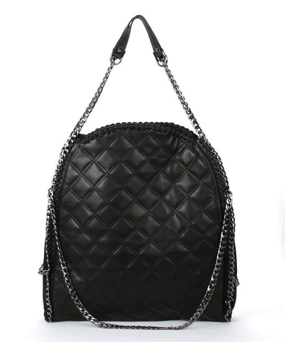 Steve Madden Totes Quilted Tote Bag, Black