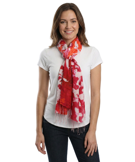 Tolani Abyss Coral Scarf