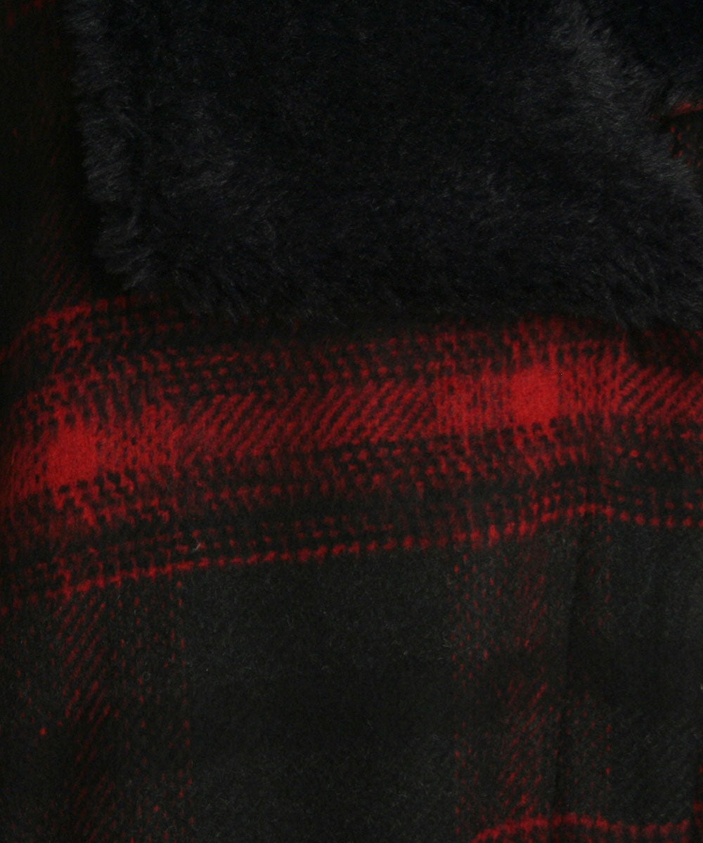 Jack by BB Dakota Rydell Plaid Wool Blend Jacket Wubby Collar