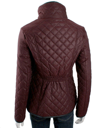 Jessica Simpson Double-Breasted Quilted Coat