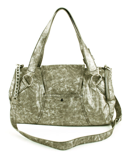 Kensie Girl Silver Bow It Up Duffle