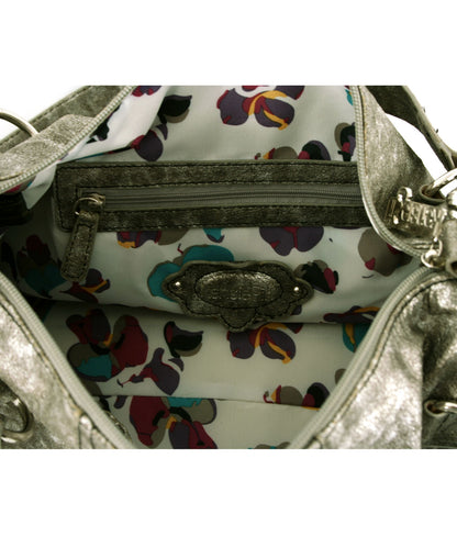 Kensie Girl Silver Bow It Up Duffle