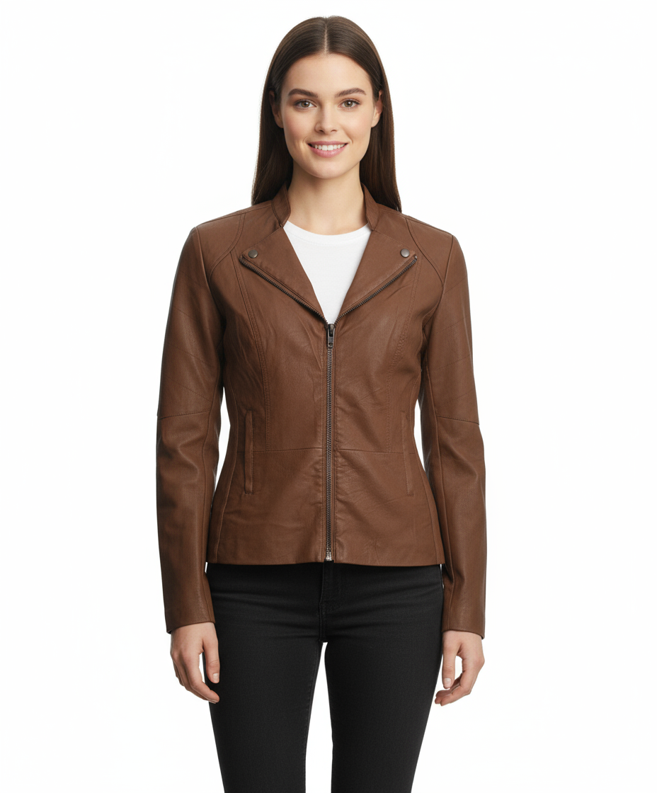Kut from the Kloth Aniya Moto Jacket, Camel