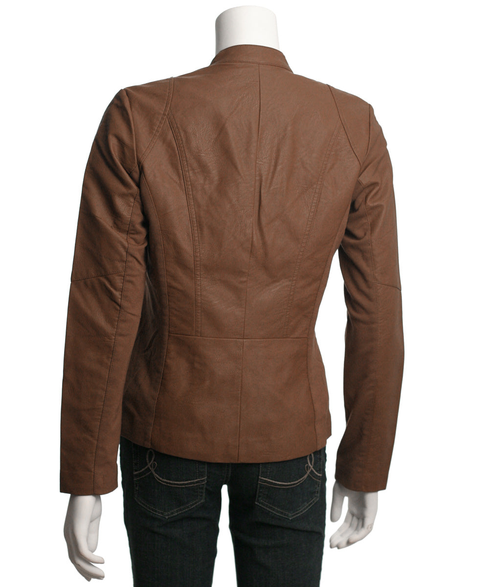 Kut from the Kloth Aniya Moto Jacket, Camel