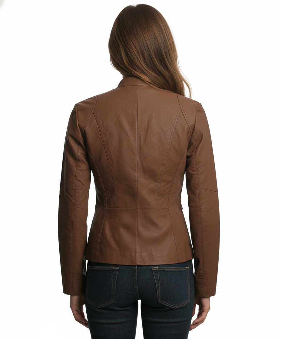 Kut from the Kloth Aniya Moto Jacket, Camel