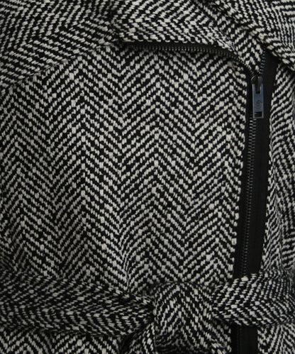 Mo-Ka Asymmetrical Shawl Collar Coat