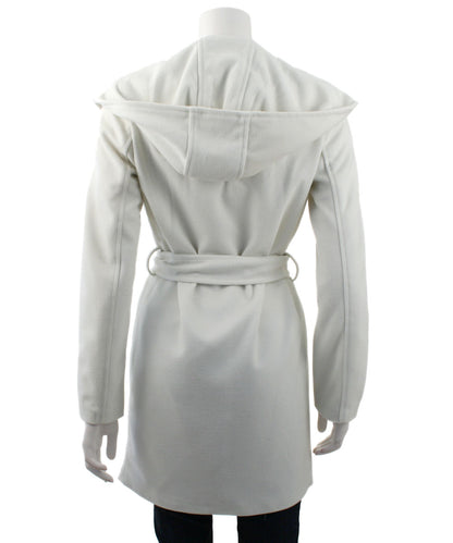 Monoreno Shawl Collar Wrap Coat