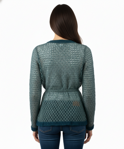 Ryu: Ruffle Trim Cardigan