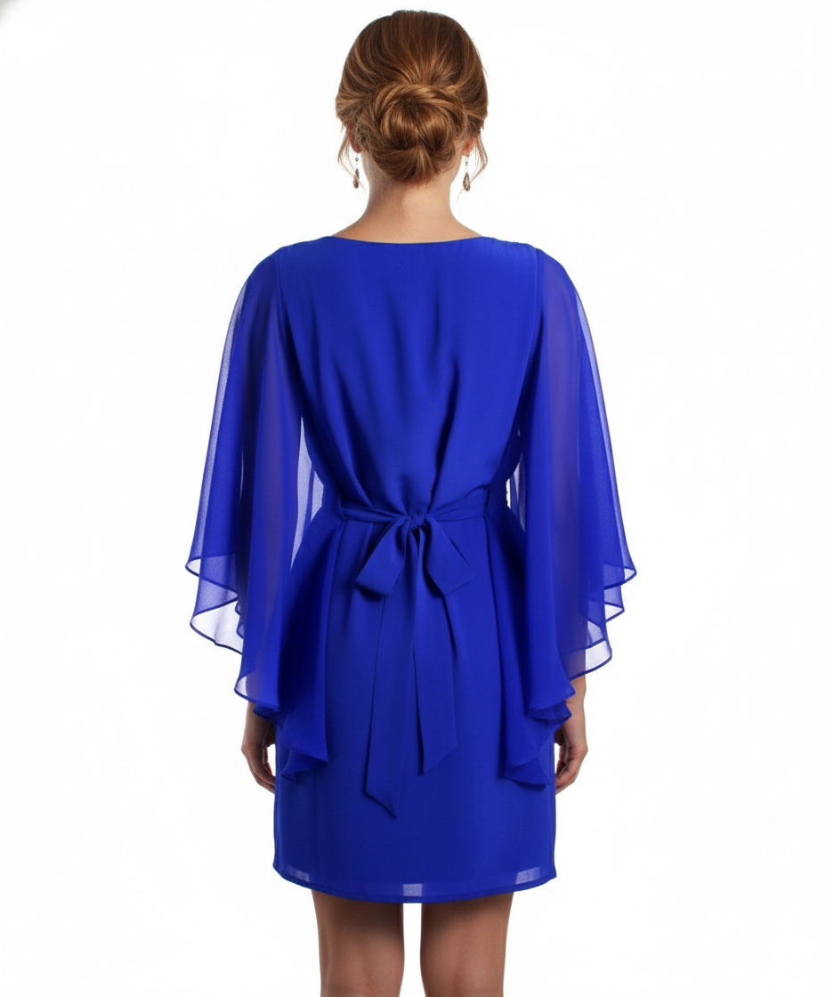 Suzi Chin Silk Butterfly Dress