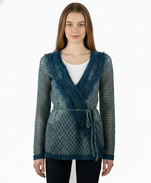 Ryu: Ruffle Trim Cardigan