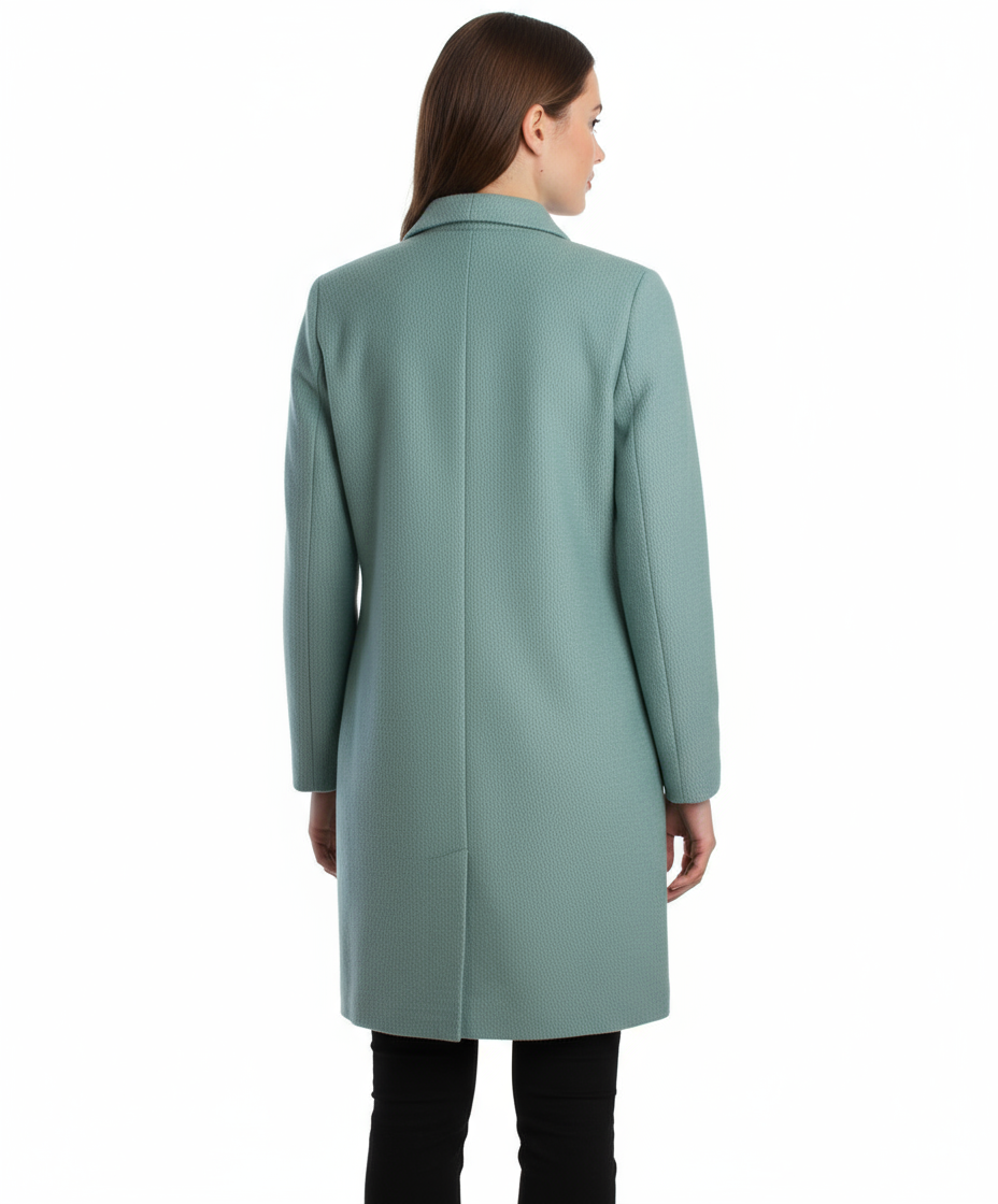 Tulle Double Breasted Coat