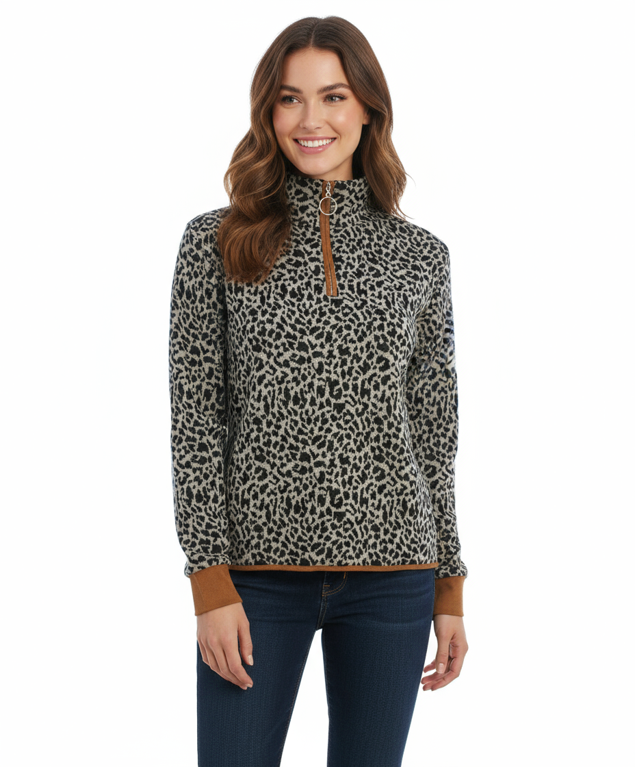 THML Leopard Print Sweater