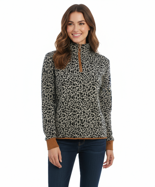 THML Leopard Print Sweater