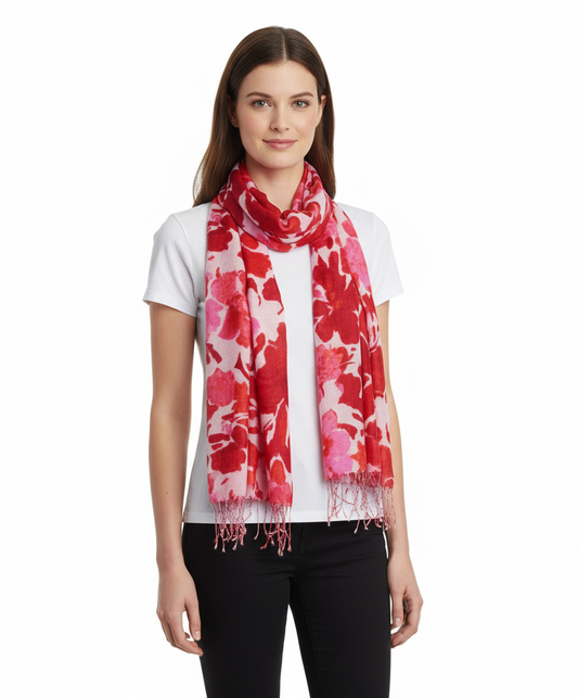 Tolani Abyss Coral Scarf