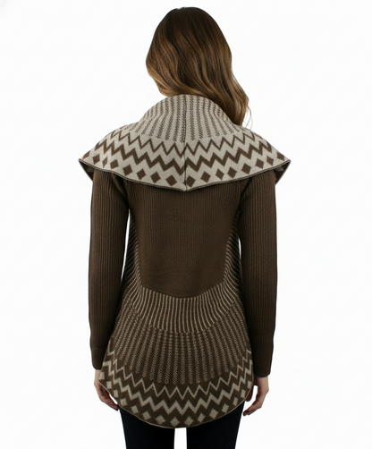 Ya Long Sleeve Ribbed Cardigan