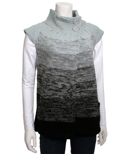 Ci Sono Cap Sleeve Sweater, Black Combo